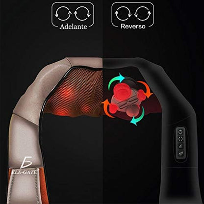 Masajeador de Cuello y Espalda con Calor 3D
