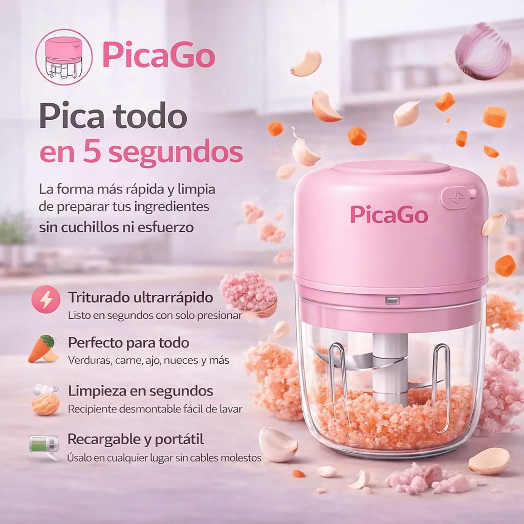 PicaGo | Mini Picadora Recargable